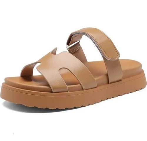 Women S Thick Platform Slide Sandals Anti-slip Sole Open Toe