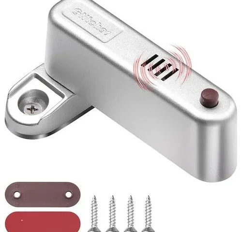 Home Security Door Reinforced Lock With Alarm Premium Security Door