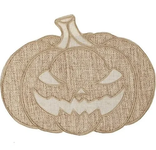 Feuille Halloween Placemats Set Of 4 Jack O Lantern Placemats