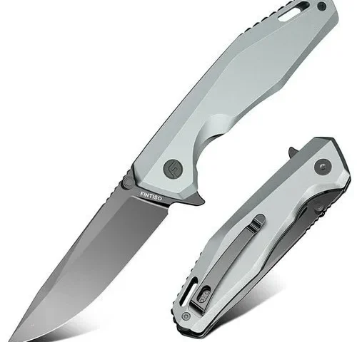 Fintiso Odyssey Pocket Knife 3 22 Folding Knife With Premium