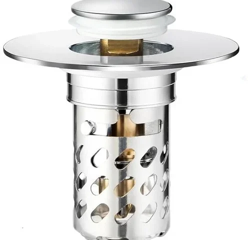 Bathroom Sink Drain Strainer Universal Pop Up Stopper With Removable