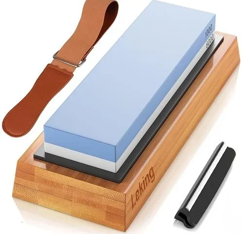Leking Professional Knife Sharpener Sharpening Stone Set 1000 6000 Grit