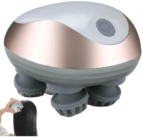 Uisjl Electric Scalp Massager Promotes Hair Growth Waterproof Handheld Portable