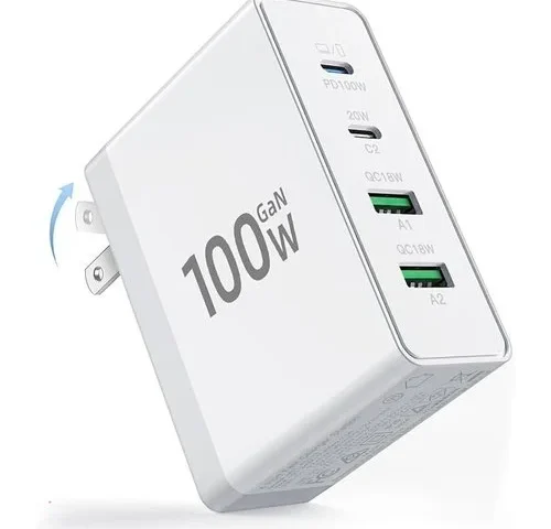 Usb C Charger Block 100w Fast Gan 4-port Usb Wall