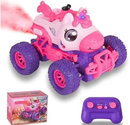 Borstoypro Unicorn Rc Cars For Kid Remote Control Unicorn Monster
