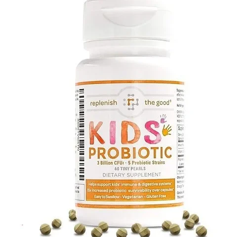 Replenish The Good Kids Vegan Probiotics 60 Tiny Pearls –