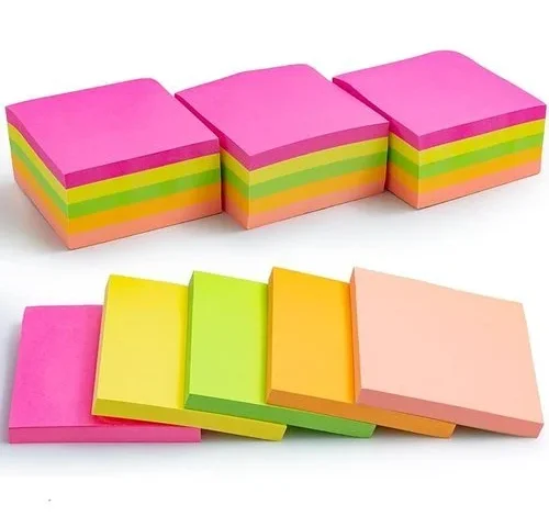 M G Sticky Notes 3×3 Inches Bright 5 Colors Self-stick