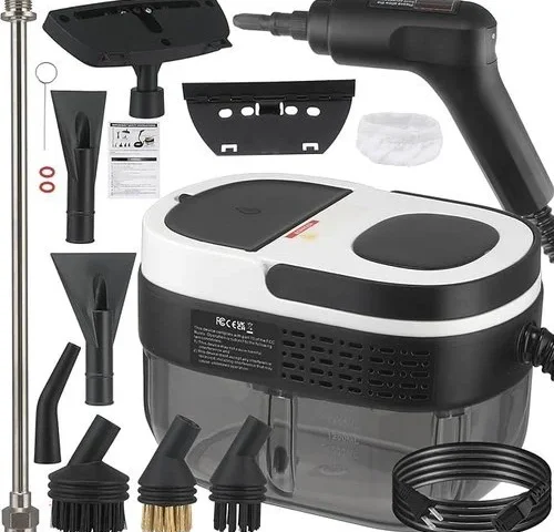 Steam Cleaner 3-level Adjustable Handle 15s Heat-up 1 69 Quarts