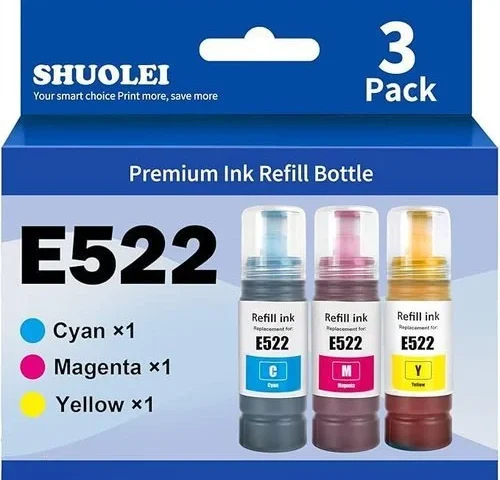Shuolei T522 Ink Refill Bottles Et-2800 Et-4800 Et-2400 Et-2803 For