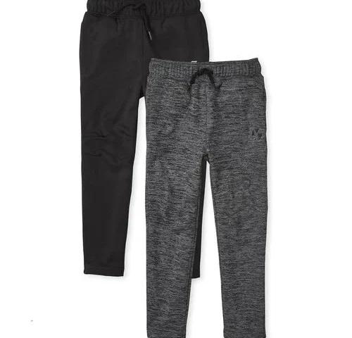 The Children S Place Boys Athletic Performance Pants Dark Gray