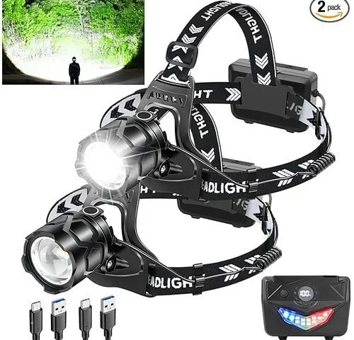 Led Headlamp High Lumens With Motion Sensor Super Bright 3