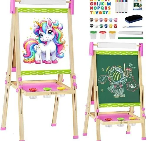 Easel For Kids Toddler Art Easel Toys For Ages 2-4