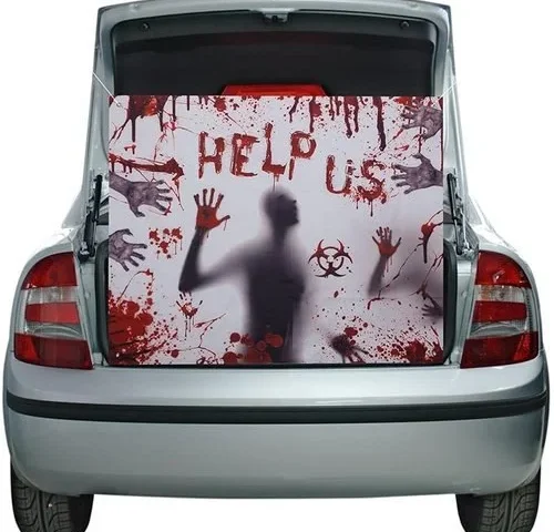 Halloween Trunk Or Treat Car Decorations Kit Archway Garage Decor