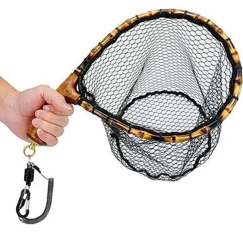 Nuoviyiya Fly Fishing Net With Release Lightweight Trout Fishing Net