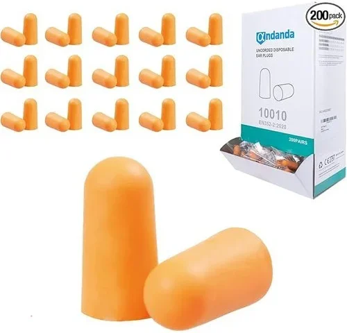 200 Pairs Foam Ear Plugs Andanda Ultra Soft Foam Earplugs