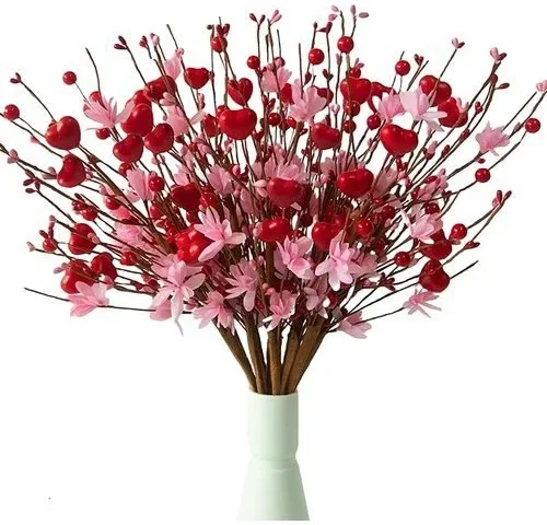 Maingkaung Valentine S Day Decoration 12 Pcs Valentines Picks Artificial