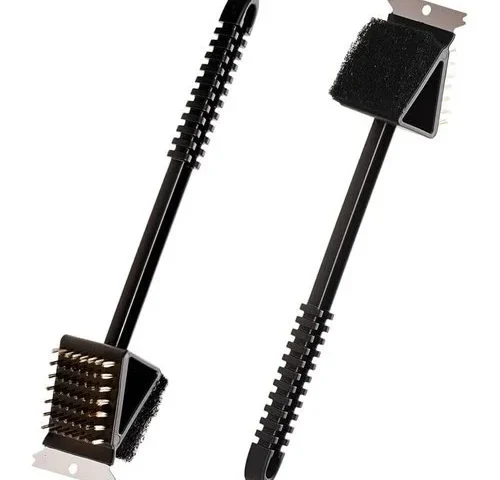 2 Pack Grill Brush For Outdoor Grill 3 In 1
