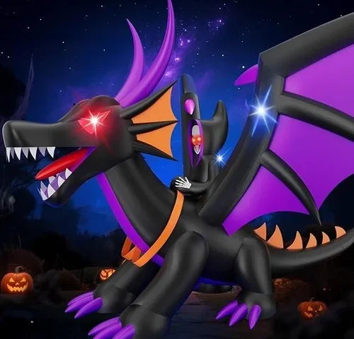 Skirfy 7ft Halloween Inflatable Decorations Outdoor Scary Blow Up Inflatable