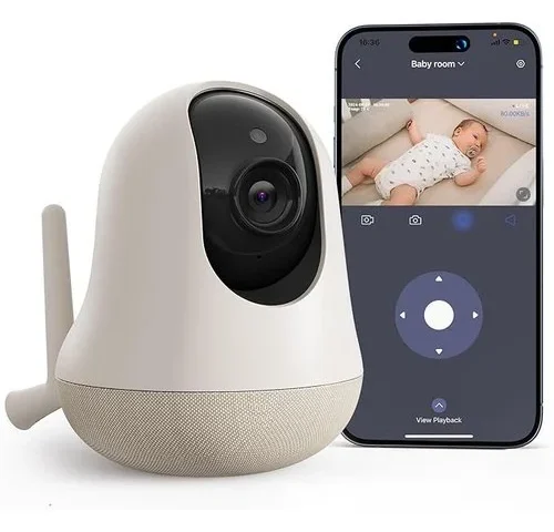Nooie 2k Smart Wifi Baby Monitor With Camera And Audio