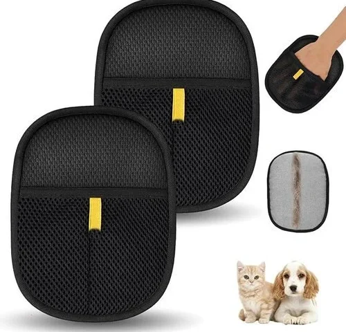 Velupet Zoom 2 Pcs Pet Hair Removal Gloves Electrostatic Pet