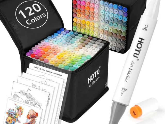 Reg Hotu Alcohol Markers Brush Tip-12…