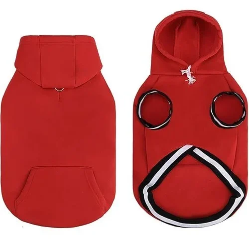 Kooltail Dog Hoodie Puppy Sweaters With Leash Hole And Pocket