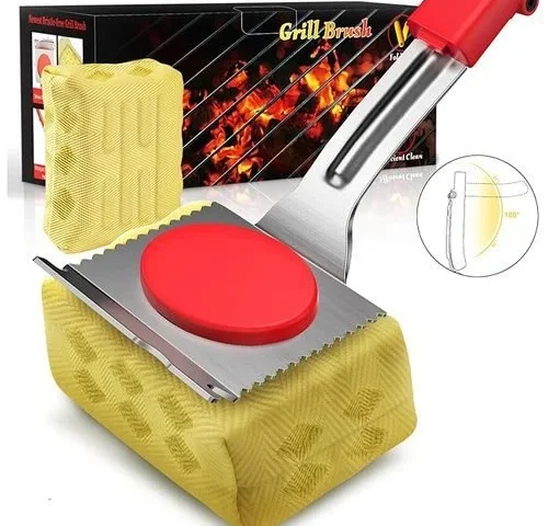Grill Brush Bristle Free Bbq Grill Brush For Outdoor Grill