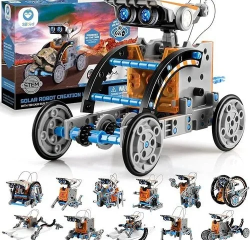 Sillbird 12-in-1 Solar Robot Building Kit Stem Gift For Boys