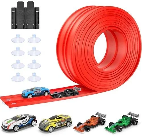 Ketiee Flex Tracks 16ft For Kids Flexible Race Car Ramp