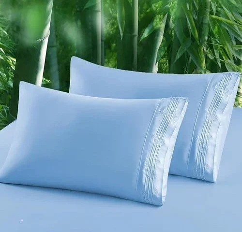 Hcora 100 Viscose Derived From Bamboo Pillow Cases Set Of