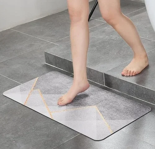 Stiio Bath Mat Rug Super Absorbent Quick Dry Non-slip Thin