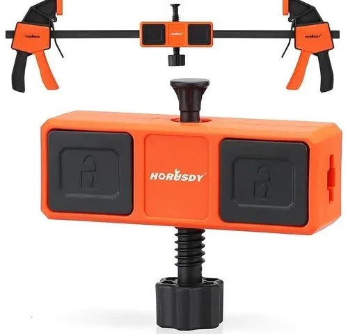 Horusdy Bar Clamp Leveling Block With Bubble Level Woodworking Clamp