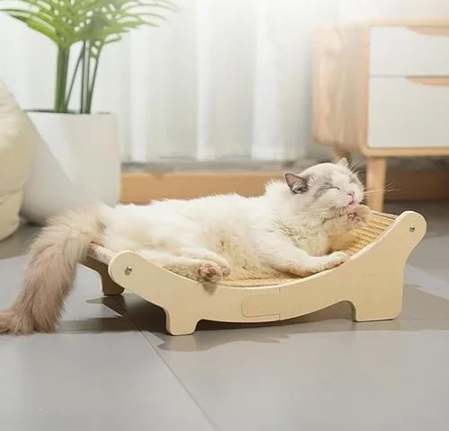 Uuig Cat Scratcher Sisal Cat Scratching Bed 19 6×13 Inches