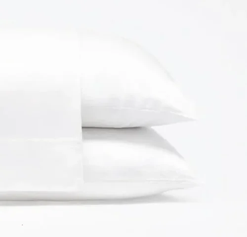 Cariloha Classic 2-piece Twill Pillowcase Set White King Viscose Material