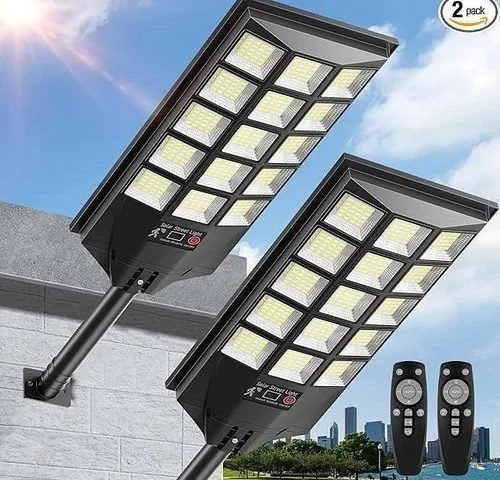 Azeivk Solar Lights Outdoor For Outside Waterproof Solar Street Lights