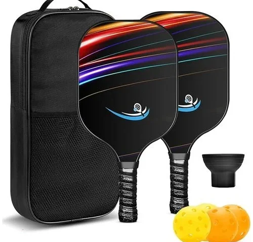 Pickle Ball Set Pickleball Paddles Set Of 2 Carbon Fiber