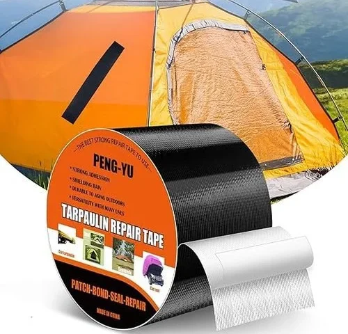 Paulno Waterproof Repair Tape Awning Black Duct Tape Fabric Flex