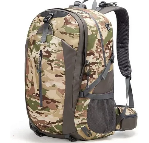 Speedpark Hiking Backpack 40l Waterproof Hiking Daypack With Rain Cover