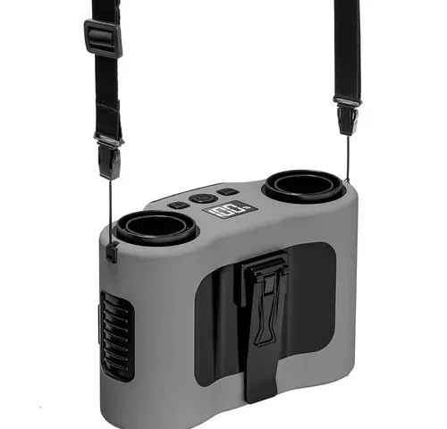 Portable Waist Fan Dual-sided Clip On Belt Waist Fan 5