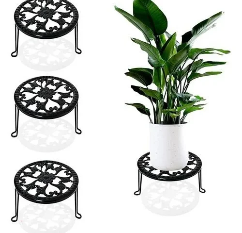 Toppsun 3 Pack Metal Plant Stand Indoor Outdoor Heavy Duty
