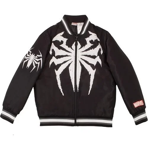 Marvel Venom Varsity Bomber Jackets For Boys Venom Logo Graphic