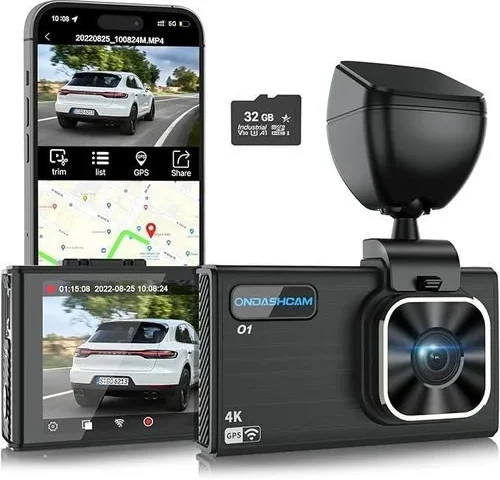 Ondashcam Dash Cam 4k Dash Camera For Cars With Night