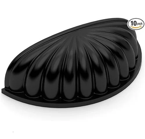 9build 10 Pack Matte Black Cabinet Pulls – 3 Inch