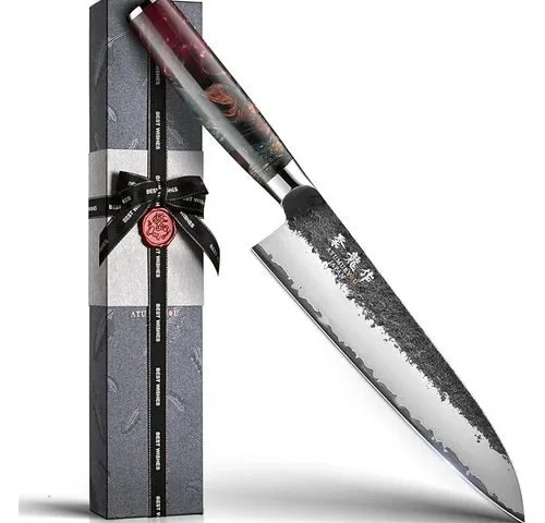 Japanese Chef Knife 8 Inch Hand Forged Kitchen Knives With