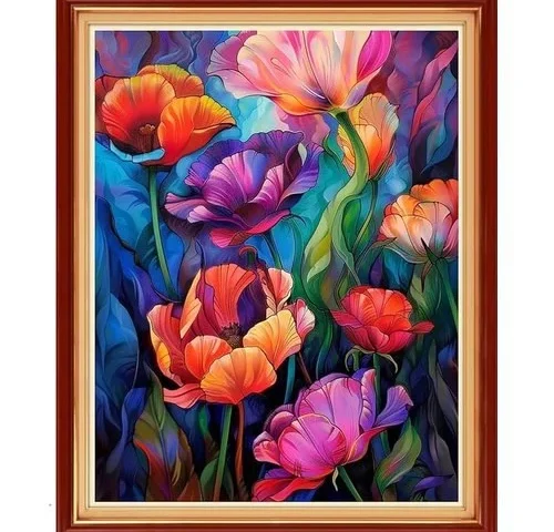 Stamped Cross Stitch Kits – Beach Night Landscape Counted Cross