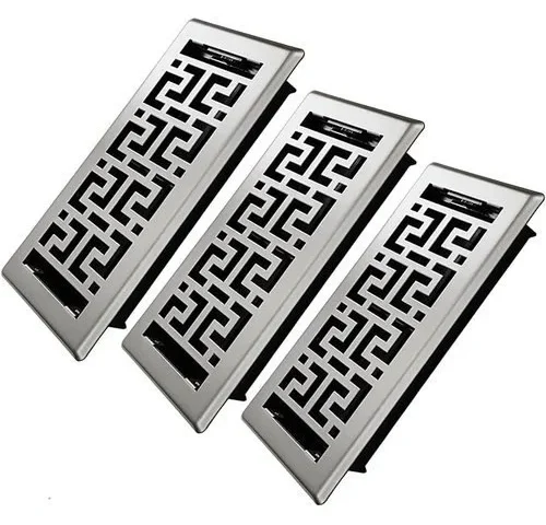 Floor Register 4×10 Inches – 3 Pack Heavy Duty Walkable