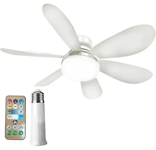 Uemekar 20 Inch Ceiling Fan With Light Socket Low Profile