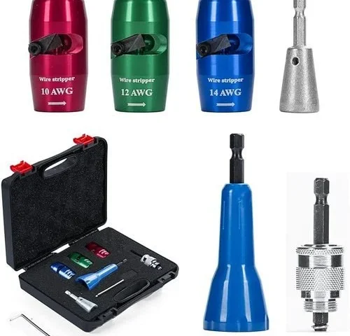 Wire Stripper For Drill 2025 Upgraded Wire Twister Electrician Tool