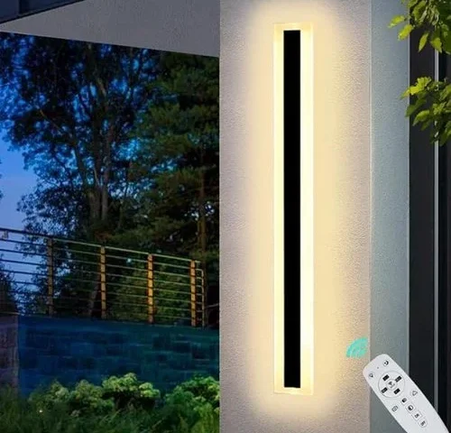 Jkfbhgjl 32 Inch Modern Outdoor Led Wall Lights Exterior 22w