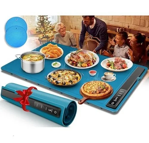 Electric Warming Tray Food Warming Mat Silicone Food Warmer Mat